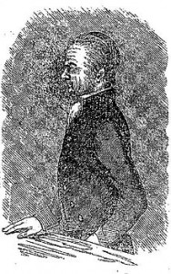 John Tawell at his trial, 1845